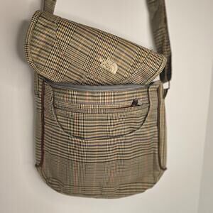 The North Face Crossbody Magnetic Purse - Beige Tweed